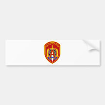Grupo ruso de la alfa pegatina de parachoque