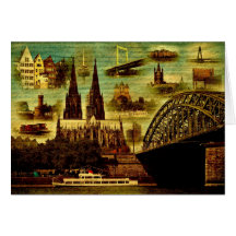 Grußkarte Greetingcard  Kölner Dom