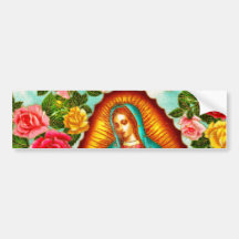 Guadalupe Pegatina De Parachoque