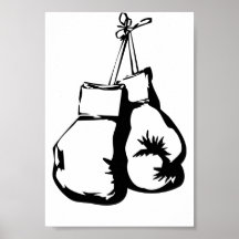 Guantes de boxeo posters