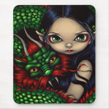 "Guarda esmeralda" Mousepad Alfombrilla De Ratón