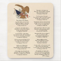 Guardan el sueño - Eagle, bandera y Bell Tapetes De Ratones