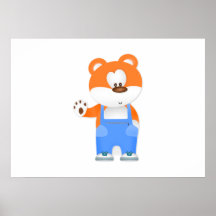 Guardapolvos que llevan del oso posters