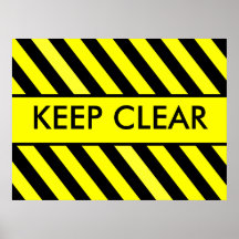 Guarde claramente posters