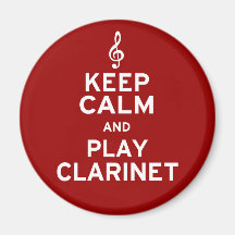 Guarde el Clarinet de la calma y del juego Iman De Frigorífico