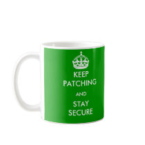 Guarde el remendar y permanezca aseguran la taza tazas