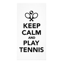 Guarde el tenis de la calma y del juego tarjetas personales
