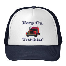 Guarde en el casquillo de Truckin Gorros Bordados