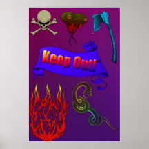 Guarde hacia fuera 2 posters