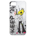 GUARDE HACIA FUERA el mún caso de IPhone del chica iPhone 5 Case-Mate Carcasas