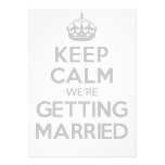 GUARDE LA CALMA que ESTAMOS CONSIGUIENDO MARRIED i Comunicado Personalizado
