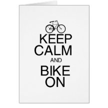 Guarde la calma y Bike encendido Felicitaciones