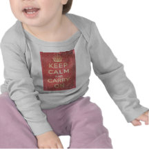 Guarde la calma y continúe camiseta