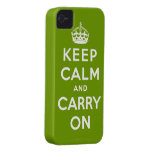 guarde la calma y continúe la original Case-Mate iPhone 4 protector