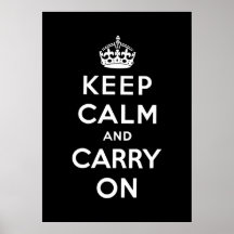 guarde la calma y continúe la original posters