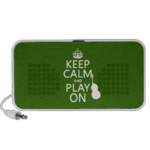 Guarde la calma y el juego en (violoncelo) (cualqu laptop altavoces