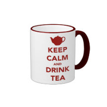 Guarde la calma y elabore cerveza un Cuppa Tazas