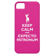 Guarde la calma y Expecto Patronum (las rosas fuer iPhone 5 Case-Mate Cárcasas