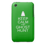 Guarde la calma y la caza del fantasma (la parodia iPhone 3 Case-Mate cárcasa