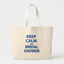 ¡Guarde la calma y la ducha nupcial! Bolsa