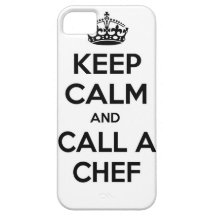 Guarde la calma y llame a un cocinero iPhone 5 Case-Mate cobertura