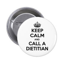Guarde la calma y llame a un dietético pin