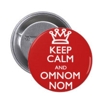 Guarde la calma y OmNom Nom Pins
