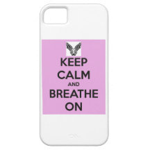 Guarde la calma y respire en el caso de Iphone iPhone 5 Case-Mate Carcasa