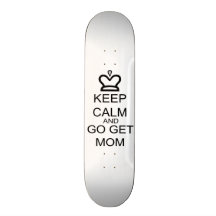 Guarde la calma y vaya consiguen a la mamá patineta personalizada
