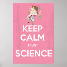 Guarde la ciencia de la calma y de la confianza poster