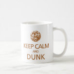 Guarde la taza de la calma y de la clavada