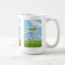 Guárdelo taza ambiental limpia