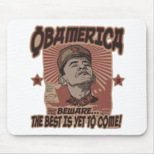 Guárdese de Obamerica de Obama Alfombrillas De Ratones