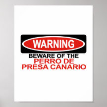 Guárdese de Perro De Presa Canario Impresiones