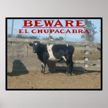 Guárdese del Chupacabra del EL Impresiones