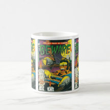 Guárdese del cómic taza de café