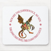 GUÁRDESE DEL JABBERWOCK, MI HIJO TAPETES DE RATONES