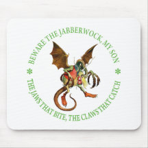 GUÁRDESE DEL JABBERWOCK, MI HIJO ALFOMBRILLAS DE RATONES