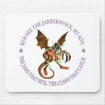 GUÁRDESE DEL JABBERWOCK, MI HIJO TAPETES DE RATONES