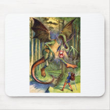 GUÁRDESE DEL JABBERWOCK MI HIJO, LOS MANDÍBULAS QU TAPETES DE RATON