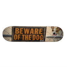"Guárdese del perro " Tabla De Skate