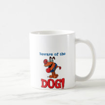 ¡Guárdese del PERRO! Taza De Café