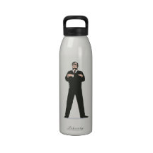 Guardia del cuerpo del agente de servicio secreto botellas de agua reutilizables