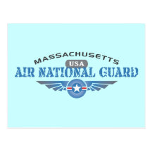 Guardia Nacional del aire de Massachusetts Tarjeta Postal
