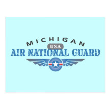 Guardia Nacional del aire de Michigan Tarjeta Postal