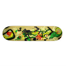 Guarida de los dragones (pergamino) monopatin personalizado