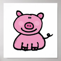 Guarro rosado poster