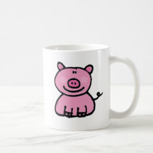 Guarro rosado taza
