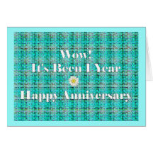 ¡Guau! It' s sido aniversario feliz de 1 año Tarjetas