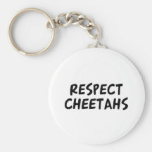 Guepardos del respecto llavero personalizado